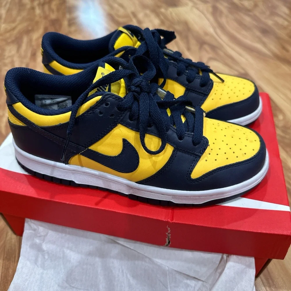 Nike | Shoes | Nike Dunk Low Varsity Maize Midnight Navy | Poshmark